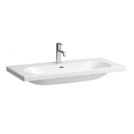 Umywalka meblowa 100x46 cm LAUFEN LUA z otw. biała LCC H8100894001071