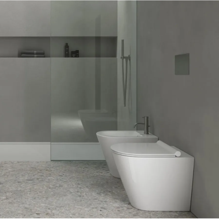 Miska WC Catalano Zero 55x35 stojąca Silentech Bianco 0114550001