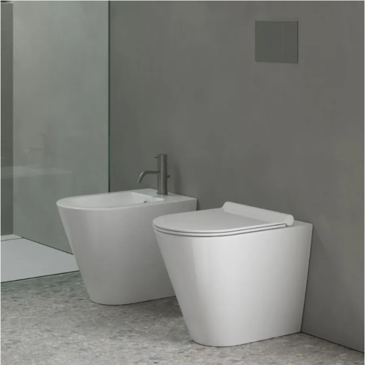 Miska WC Catalano Zero 55x35 stojąca Silentech Bianco 0114550001