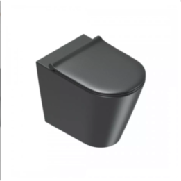 Miska WC Catalano Zero 55x35 stojąca Silentech Nero Satinato 0114550022