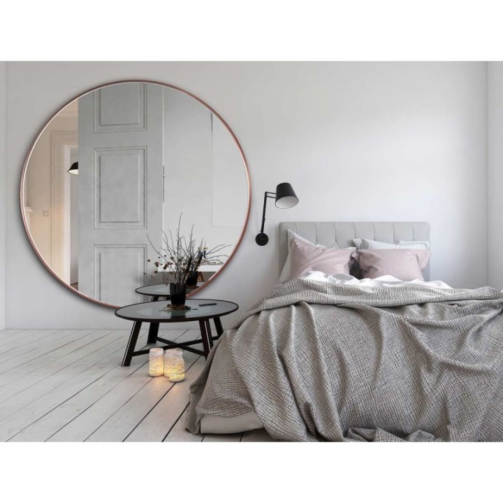 LUSTRO SCANDI SLIM – MIEDZIANA RAMA 60cm GieraDesign SCD/SL/M/60