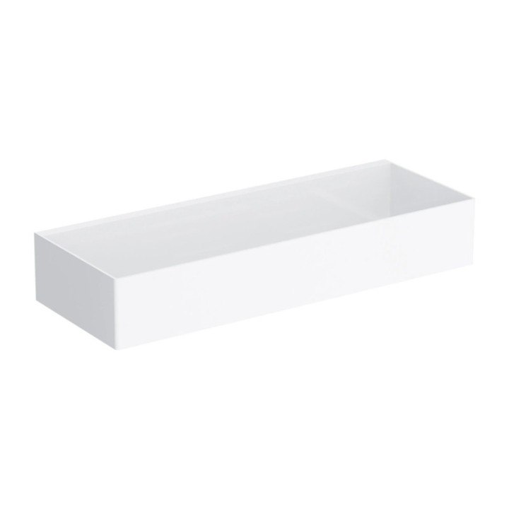 Koszyk prysznicowy Omnires 30x5x11cm biały mat UN10335WM