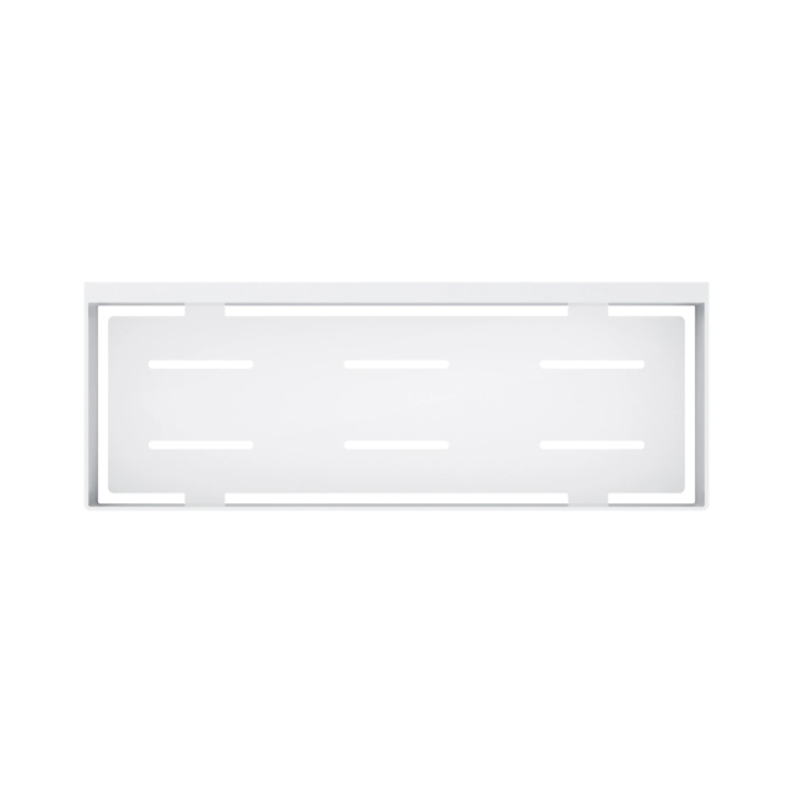 Koszyk prysznicowy Omnires 30x5x11cm biały mat UN10335WM