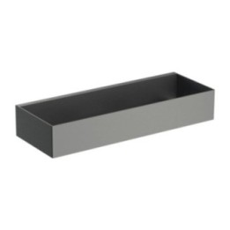 Koszyk prysznicowy Omnires 30x5x11cm grafit szczotkowany UN10335GR
