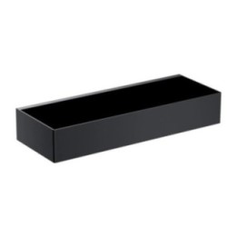 Koszyk prysznicowy Omnires 30x5x11cm czarny mat UN10335BL