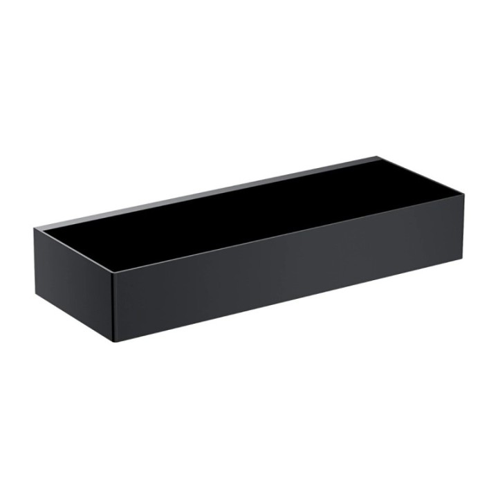 Koszyk prysznicowy Omnires 30x5x11cm czarny mat UN10335BL