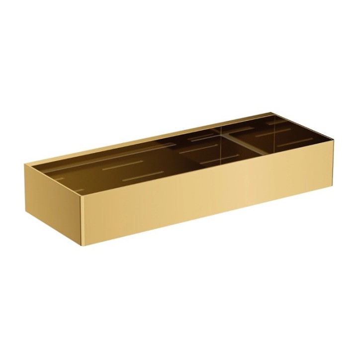 Koszyk prysznicowy Omnires 30x5x11cm złoty połysk UN10335GL