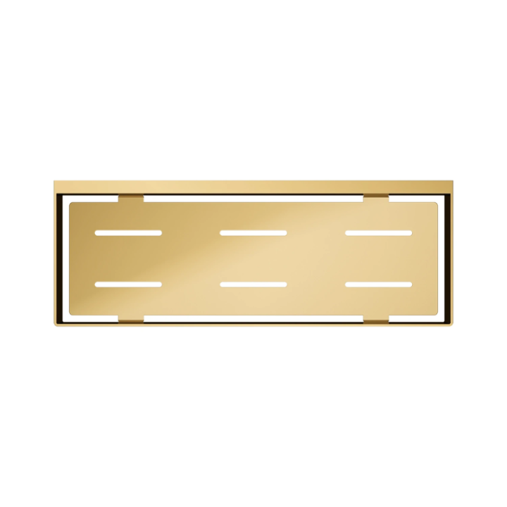 Koszyk prysznicowy Omnires 30x5x11cm złoty połysk UN10335GL