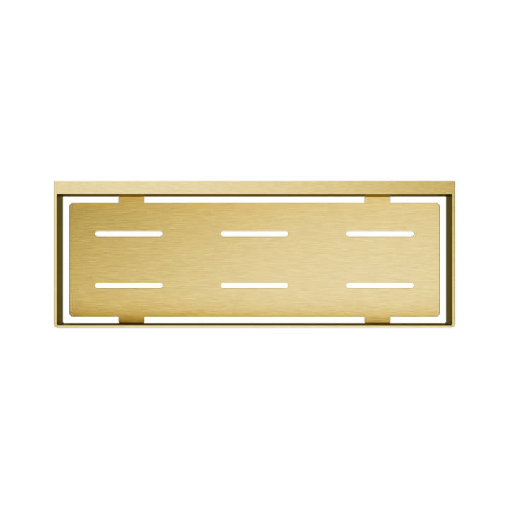 Koszyk prysznicowy Omnires 30x5x11cm złoty szczotkowany UN10335GLB