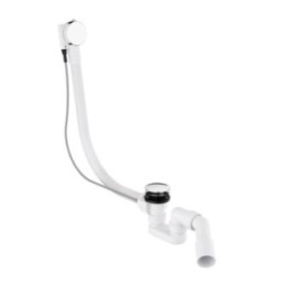 Syfon wannowy Omnires CGS przelewowo-odpływowy chrom połysk TK104-PLUS-3.01+64-SCR