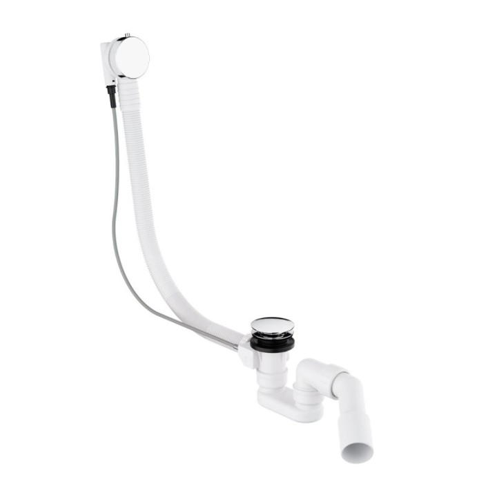 Syfon wannowy Omnires CGS przelewowo-odpływowy chrom połysk TK104-PLUS-3.01+64-SCR