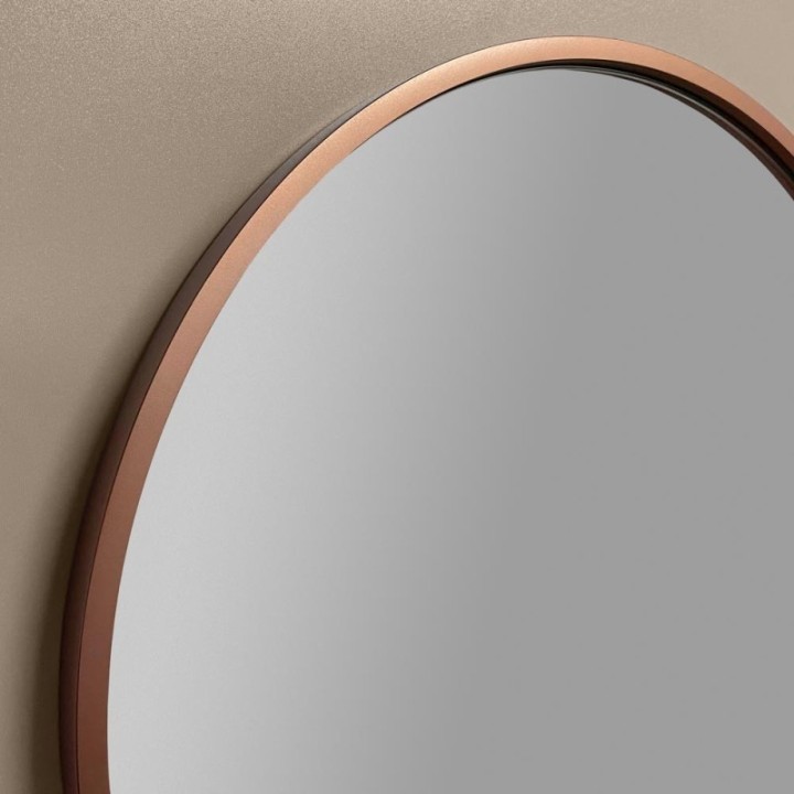 LUSTRO SCANDI SLIM – MIEDZIANA RAMA 70cm GieraDesign SCD/SL/M/70