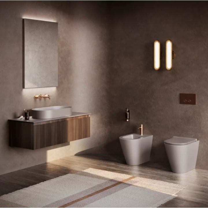 Bidet stojący Catalano Zero 55x35cm Tortora Satinato 0119551032