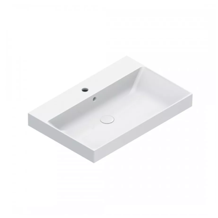 Umywalka Catalano Zero 75x50 cm z otw. na baterię Bianco 175ZPFC00