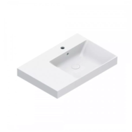 Umywalka Catalano Zero 75x50 cm prawa z otw. na baterię Bianco 175DZEUPFC00