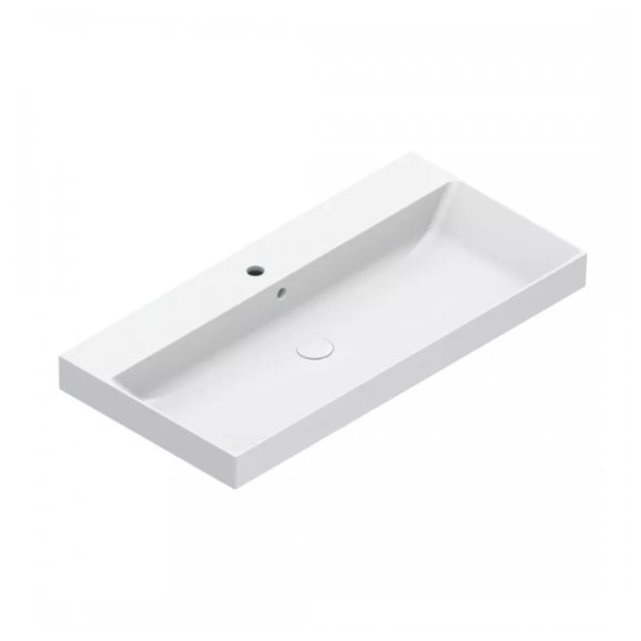 Umywalka Catalano Zero 100x50 cm z otw. na baterię Bianco 110ZPFC00