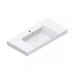 Umywalka Catalano Zero 100x50 cm z otw. na baterię Bianco 110ZEUPFC00