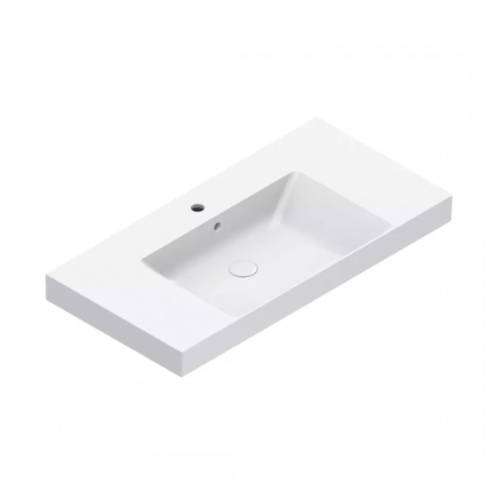 Umywalka Catalano Zero 100x50 cm z otw. na baterię Bianco 110ZEUPFC00