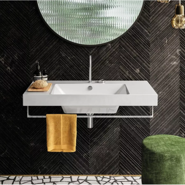 Umywalka Catalano Zero 100x50 cm z otw. na baterię Bianco 110ZEUPFC00