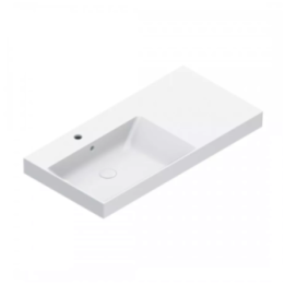 Umywalka Catalano Zero 100x50 cm lewa z otw. na baterię Bianco 110SZEUPFC00