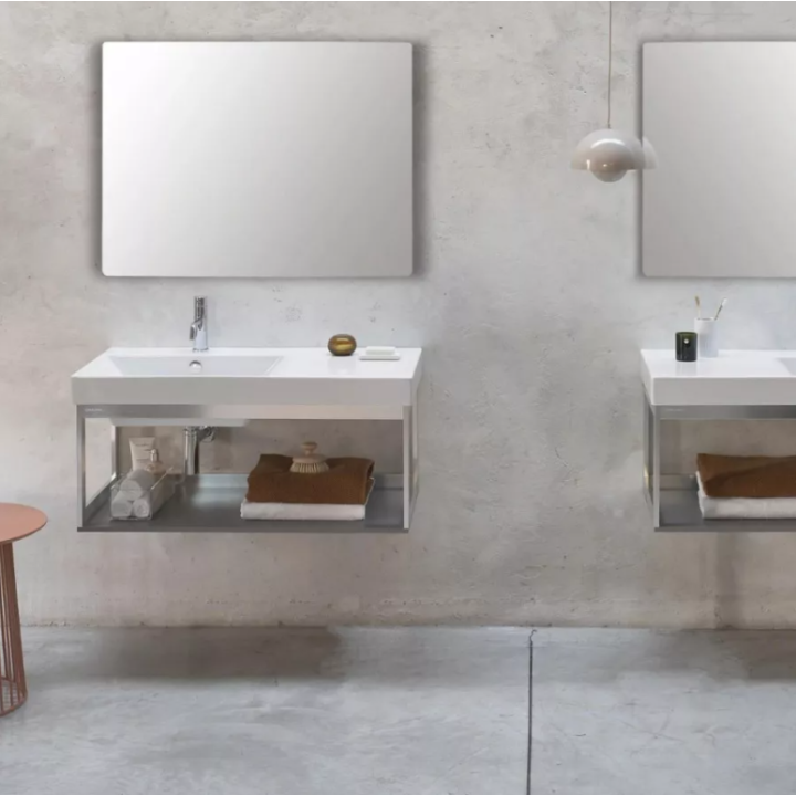 Umywalka Catalano Zero 100x50 cm lewa z otw. na baterię Bianco 110SZEUPFC00