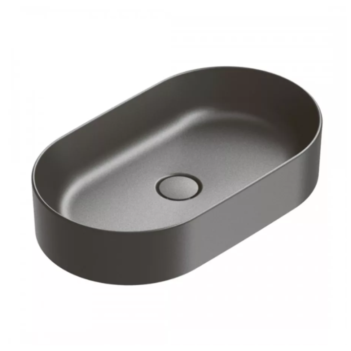 Umywalka nablatowa Catalano Zero 60x35 cm Nero Satinato 0122600022