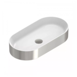 Umywalka nablatowa Catalano Zero 70x35 cm Bianco / Argento 0122700041