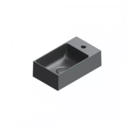 Umywalka Catalano Premium 40x23 cm z otw. na baterię Nero Satinato 14023VEFCNS