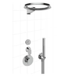Zestaw natryskowy Graff Ametis chrom AME01-PC