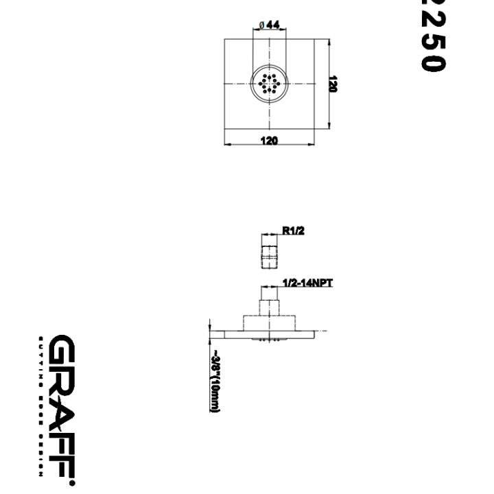 Dysza Graff Luna chrom E-8497-PC