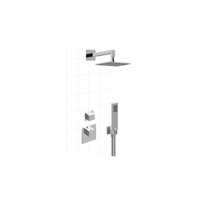 Zestaw natryskowy Graff Incanto termostatyczny chrom INC03-PC
