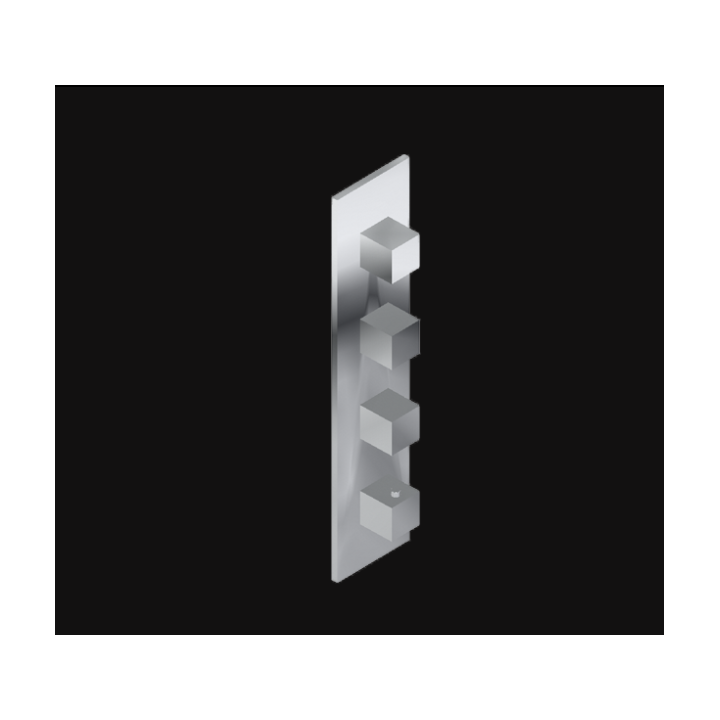 Element zewnętrzny Graff Incanto do baterii natryskowej chrom E-8059-SH0-PC-T