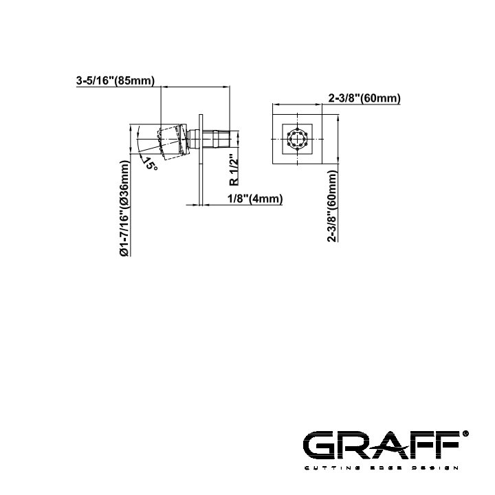 Dysza Graff chrom E-8490-PC