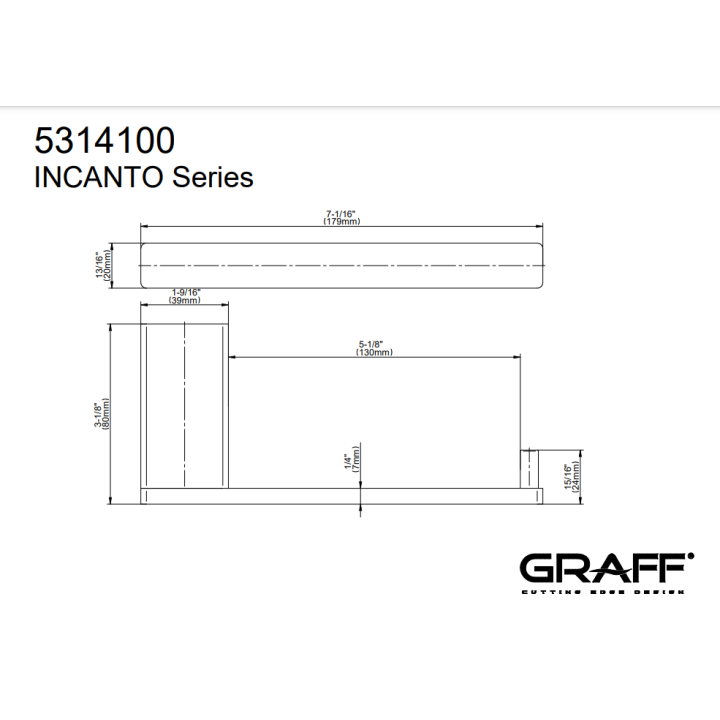 Uchwyt na papier toaletowy Graff Incanto chrom E-9806-PC