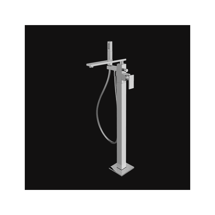 Bateria wannowa Graff Solar podłogowa chrom E-3754-LM31N-PC-T