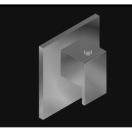 Element zewnętrzny Graff Solar baterii termostatycznej natryskowej chrom E-8043-LM31E-PC-T