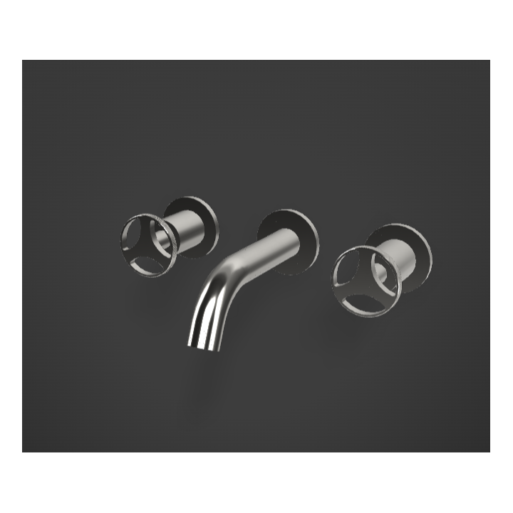 Element zewnętrzny Graff Harley baterii umywalkowej z wylewką 14, 8 cm chrom E-11434-C19B-PC-T