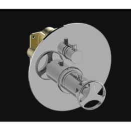 Element zewnętrzny Graff Harley baterii natryskowej termostatycznej chrom E-18035-C19E-PC-T