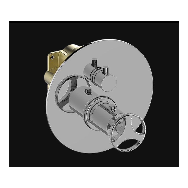 Element zewnętrzny Graff Harley baterii natryskowej termostatycznej chrom E-18035-C19E-PC-T