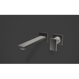 Bateria umywalkowa Graff Sade podtynkowa z wylewką 23,5 cm E-3636-LM36W-PC-T