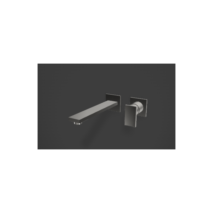 Bateria umywalkowa Graff Sade podtynkowa z wylewką 23,5 cm E-3636-LM36W-PC-T