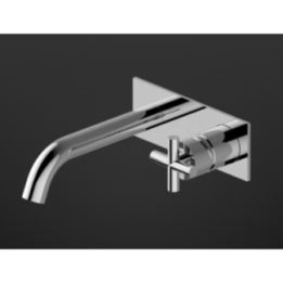 Bateria umywalkowa Graff M.E. z wylewką 19,2 cm chrom E-6140-C17MW-PC-T