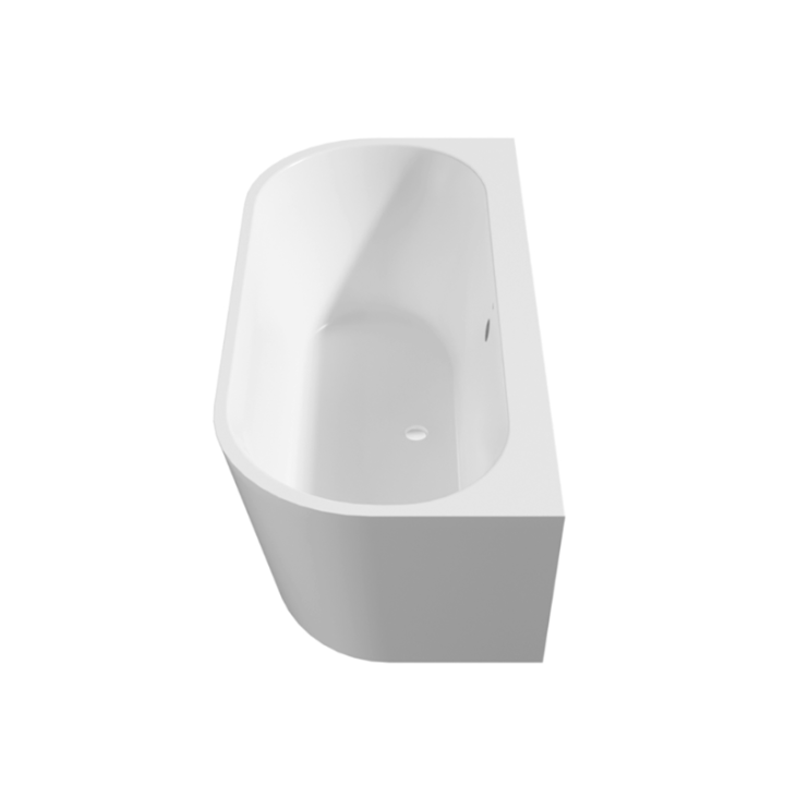Akrylowa wanna przyścienna AD naturalnie GAULI UNI 160 cm AWW-004-160NPP