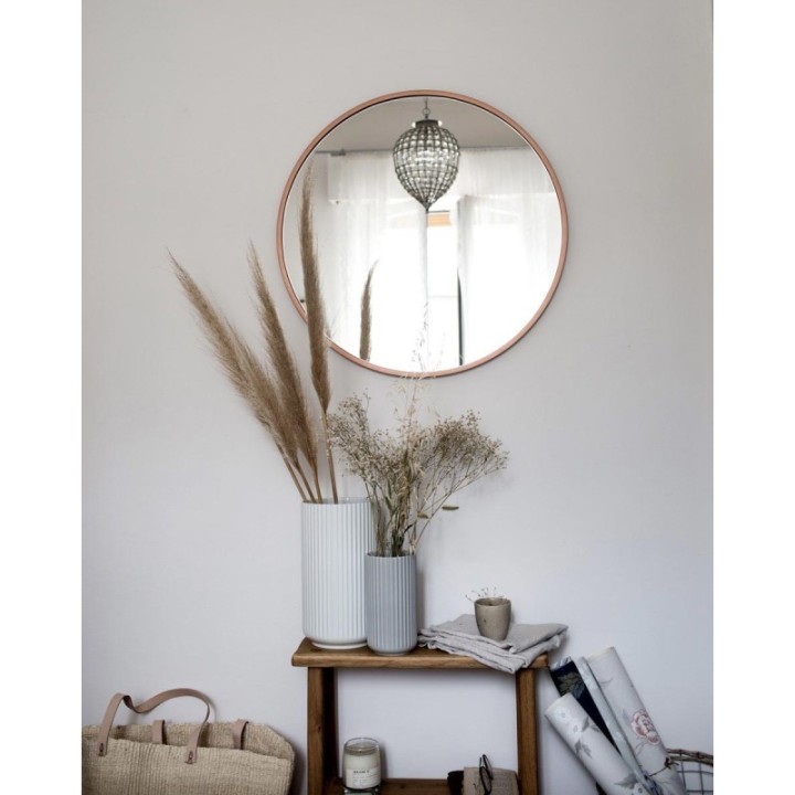 LUSTRO SCANDI SLIM – MIEDZIANA RAMA 120cm GieraDesign SCD/SL/M/120
