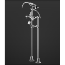 Bateria wannowa Graff Adley podłogowa chrom E-3895-C2-PC