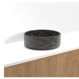 Umywalka nablatowa RIHO MARBLE BOWLS marble black W031005M01