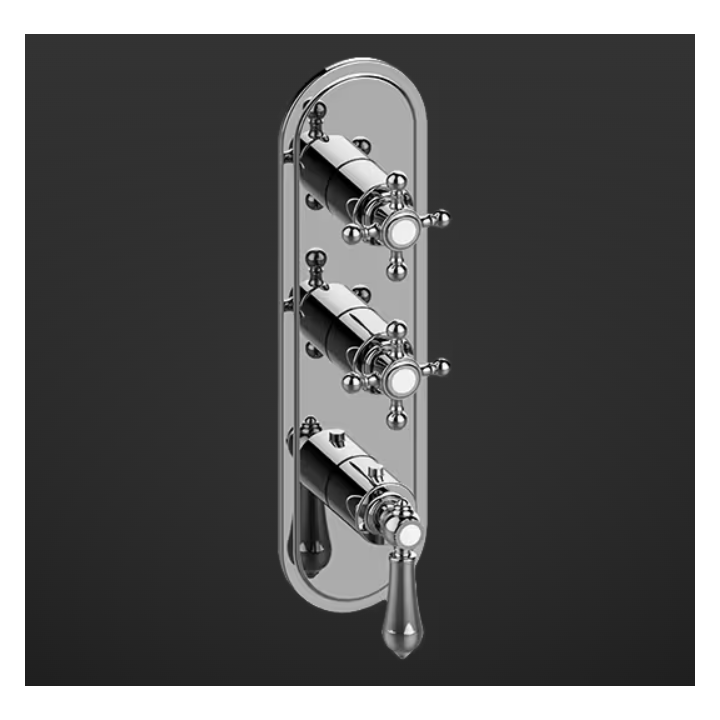 Element zewnętrzny Graff Adley do baterii natryskowej chrom E-8087-LM34C2-PC-T