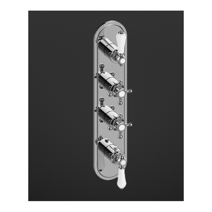 Element zewnętrzny Graff Adley do baterii natryskowej chrom Trim only E-8088-ALC1C2-PC-T