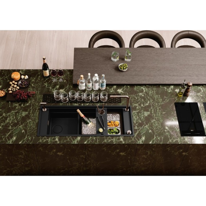 Zlewozmywak ELLECI MIXOLOGY keratek black K86 LKM59086FIXCI