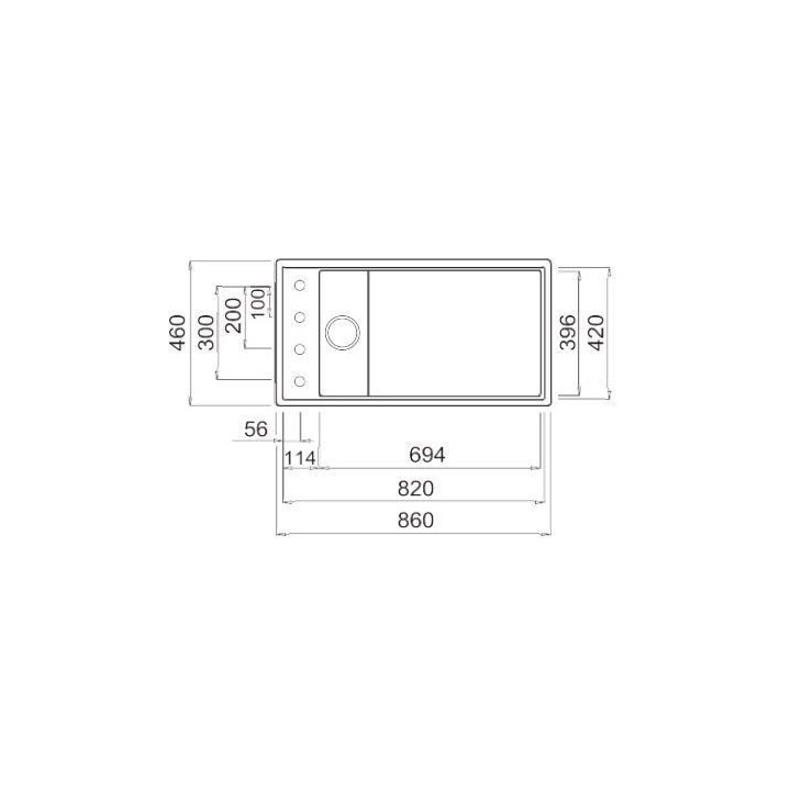 Zlewozmywak ELLECI DIALOGO 360 KERATEK PLUS cocoa K87 LKD36087